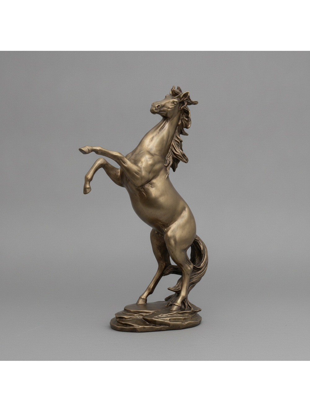 Bronze Rearing Horse Statue Sculpture